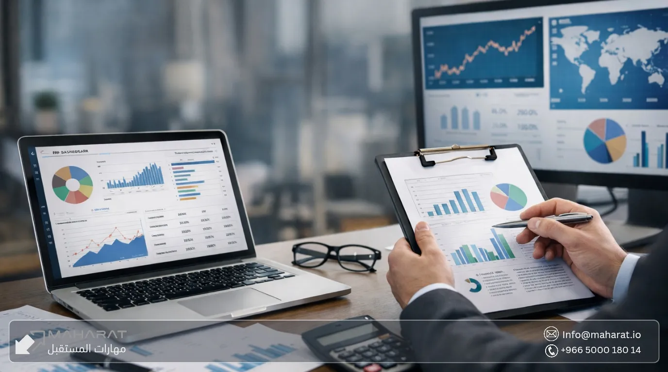 دور ERP في تحسين التقارير واتخاذ القرار