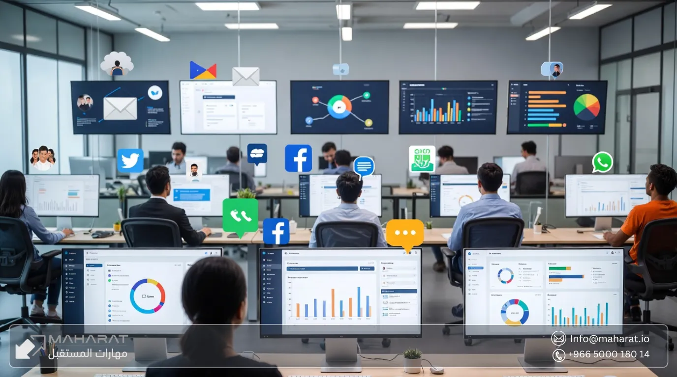 الفرق بين مركز الاتصال ومركز تجربة العملاء الفرق بين مركز الاتصال ومركز تجربة العملاء (1)